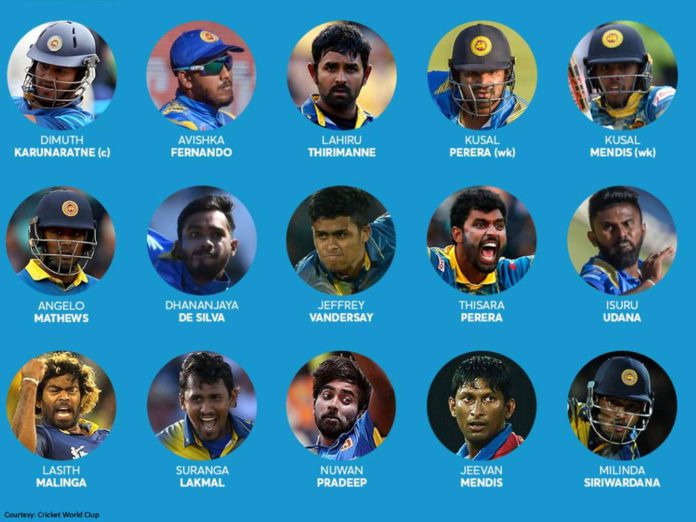 Sri Lanka Cricket Team Squad For 2019 Cricket World Cup